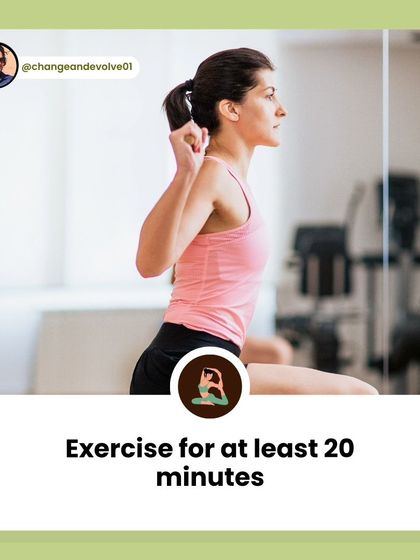 Just 20 minutes of exercise a day can make a significant impact on your hormonal health and help reverse PCOS symptoms.
