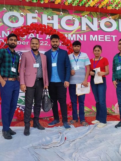 With fellow alumni at the National Annual Alumni Meet. The network and friendships from my school days continue to be a source of strength.