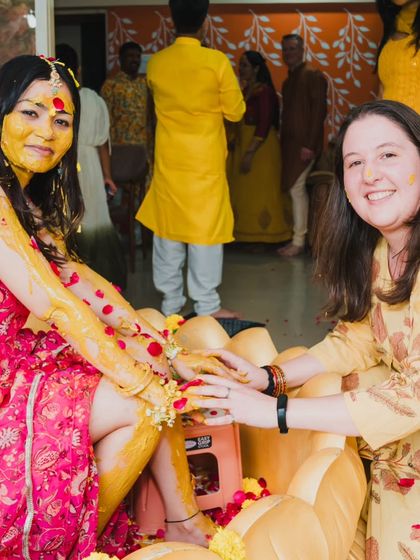The Joyful Beginning: Engagements, Haldi & Sangeet photo 15
