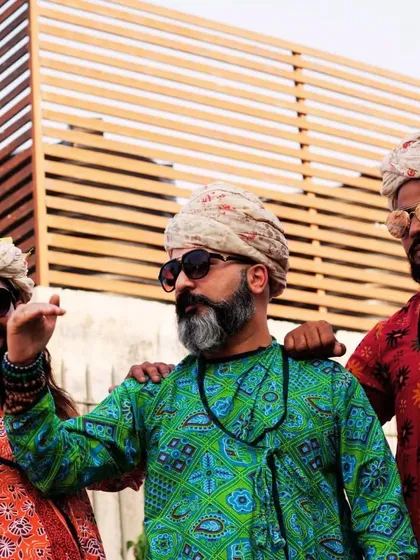 Celebrating life in the season of colours. A festive shot with my Basti Crew, getting ready to bring the noise.