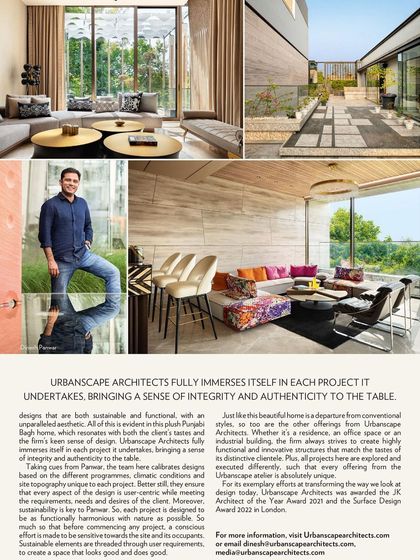 Urbanscape Architects - Residential Architecture & Interior Design In the Spotlight: Awards & Publications photo 3