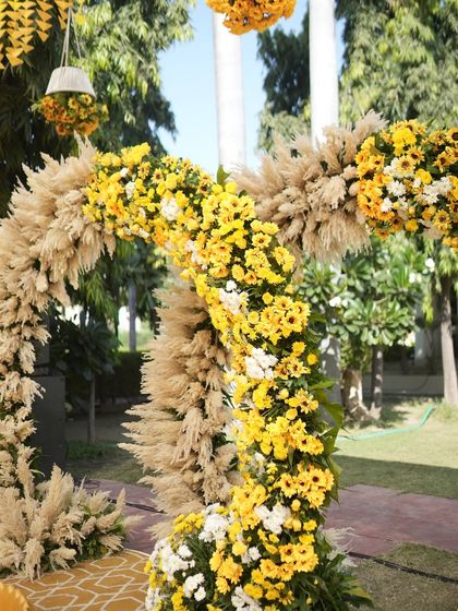 Vibrant Mehendi & Haldi Ceremonies photo 62