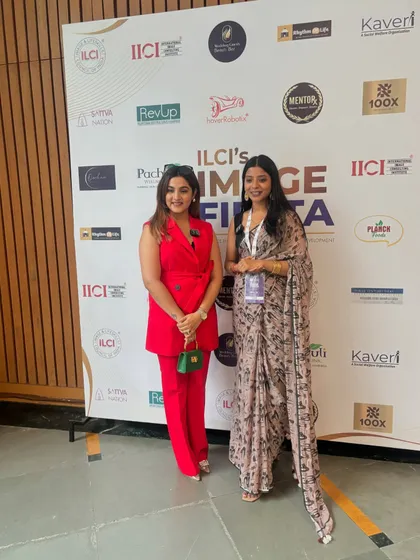 Attending the IICI Image Fiesta, surrounded by incredible people from the industry. Here I am with a fellow attendee, connecting and sharing our passion for style and image consulting.