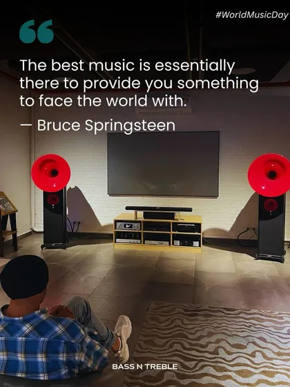A perfect way to celebrate World Music Day: lost in the music with a pair of stunning Avantgarde horn speakers. We believe in bringing home the gift of music every day.