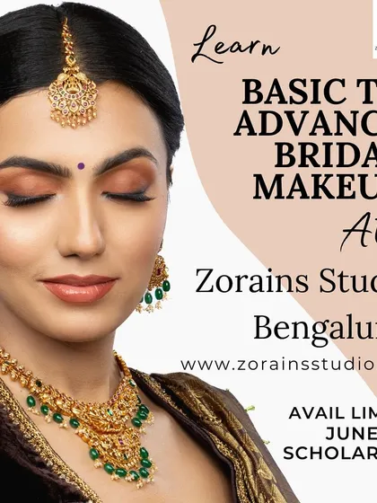 Your dream career starts here. Our Basic to Advance Bridal Makeup course is a comprehensive program designed to turn your passion into a profession, complete with portfolio shoots and international certification.