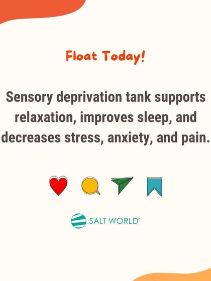 Float Today! Our sensory deprivation tanks are designed to support relaxation, improve sleep, and decrease stress, anxiety, and pain in a comfortable, open environment.