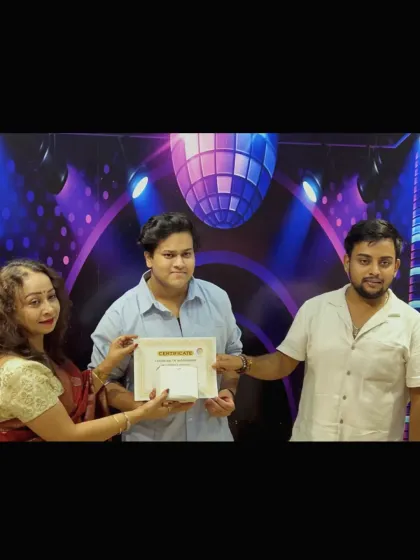 The official certificate presentation for Tejas Dhanraj. We formally recognize the achievements of our students to honor their commitment.