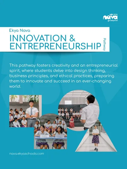 The Innovation & Entrepreneurship Pathway fosters creativity and an entrepreneurial spirit, preparing students to innovate and succeed with ethical practices.