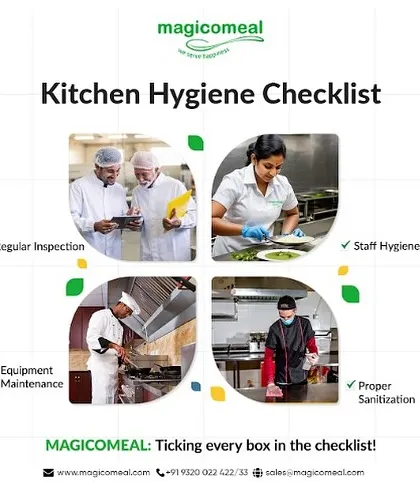 Your team's safety is my top priority. This checklist represents my unwavering commitment to hygiene, covering everything from regular inspections and equipment maintenance to staff hygiene and proper sanitization in my ISO-certified kitchens.