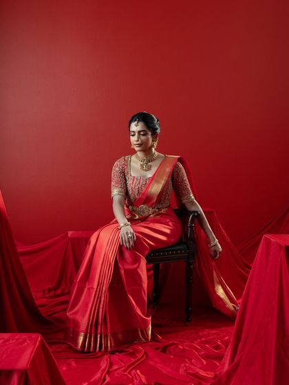 Ganavi Couture - Custom Indian Bridal & Occasion Wear The Kanjeevaram Bride photo 5