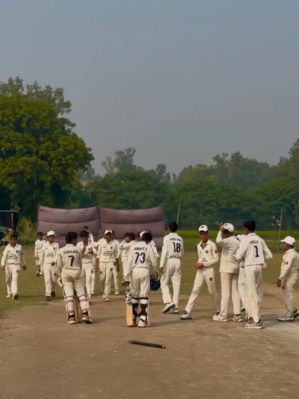 Players walking off after a hard-fought match.