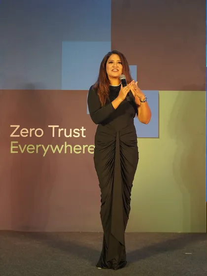 Engaging with the audience during the Zenith Live conference. My interactive style ensures that even large-scale tech events feel personal and engaging.