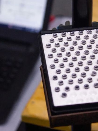 A close-up of a pellet case, an essential component for every shooter. I ensure all necessary equipment is available for training and competition.