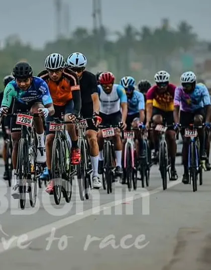 The elite peloton, a sea of colorful jerseys and focused faces, streams down the road.