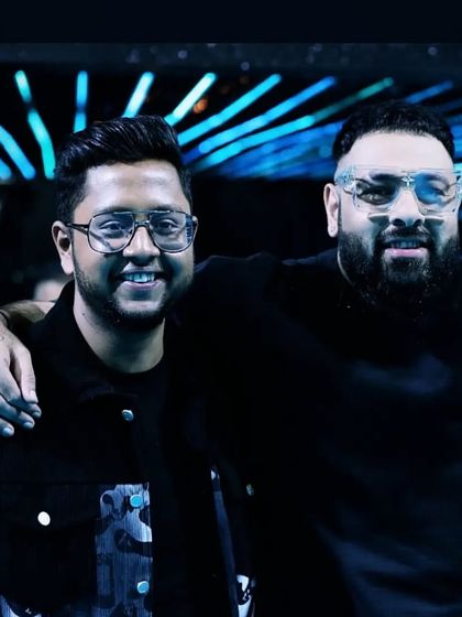 Chilling with Badshah bhai on the set of MTV Hustle. He's a hitmaker, and learning from him was an incredible experience.