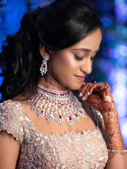 Shwetha Mahadev - Makeup Artistry Training Modern Reception & Sangeet Glam photo 5