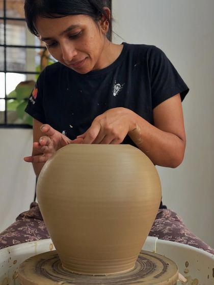 This is my story. I found my calling in clay after years in the corporate world. Working at the wheel is therapeutic for me, a place where I can challenge myself and bring new ideas to life.