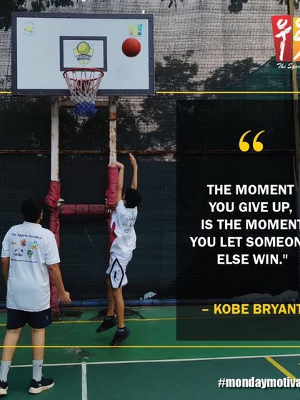 A little Monday motivation from the legendary Kobe Bryant. The moment you give up is the moment you let someone else win. Keep pushing, stay focused, and give it your all this week.