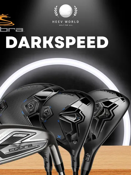 Introducing the Cobra Darkspeed family. This lineup blends aerodynamic shaping with a robust construction for maximum distance and forgiveness.