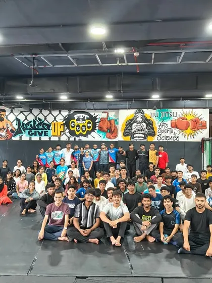 The full group from our successful workshop. It was an honor to train so many young individuals and empower them with essential self-defense skills.