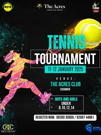 A new year, a new challenge. We are kicking off January with a tennis tournament for boys and girls across all junior age categories.