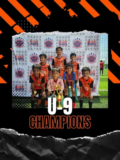 Our youngest champions! The U9 team after winning the Bold Sports Super Cup 2024, showing that talent development starts early at TFA.