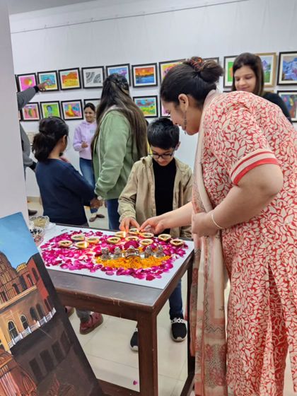 More heartwarming moments from our studio's lighting ceremony, celebrating new beginnings with our wonderful community.