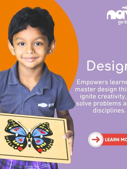 My Design Pathway empowers learners to master design thinking and solve problems across disciplines. This student's butterfly puzzle represents the beautiful and intricate outcomes of creative exploration.