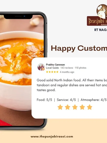 Thank you, Prabhu Ganesan, for this amazing review. We are glad you found our food to be solid North Indian fare, served hot and tasting good.