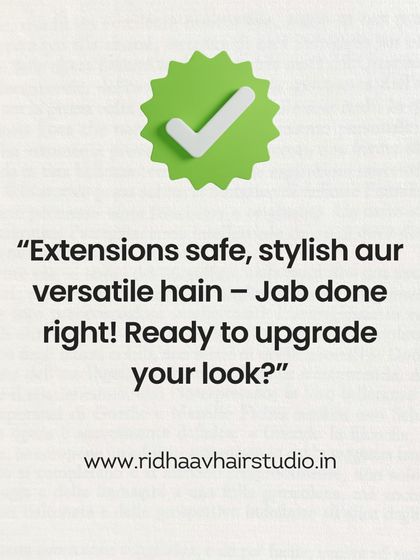 The final verdict: Extensions are safe, stylish, and versatile when done right. We are here to help you upgrade your look the right way.