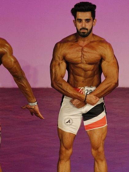 My client took 2nd place at Musclemania. A proud moment.