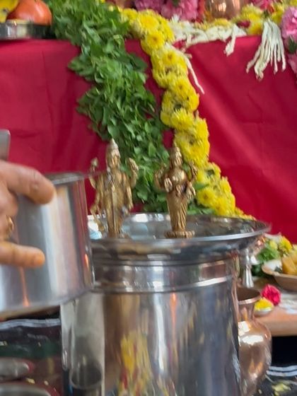 On my parents' 40th anniversary, we offered our gratitude to the creator through a yajna. This is how we cherish memorable days in our motherland Bharath, not with cake cutting, but with sacred rituals that honor our lineage and the divine.