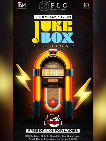 Another "Jukebox Sessions" event flyer. My weekly residencies are a testament to my ability to consistently draw a crowd.