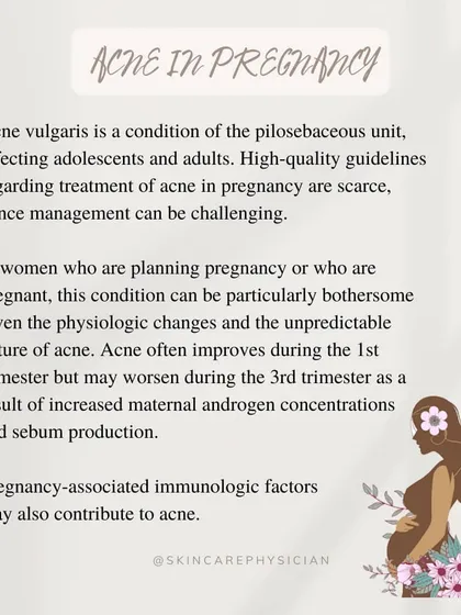 Hormonal acne is one of the most common issues I help expectant mothers with. It's often challenging because many standard treatments are not safe during pregnancy. I focus on evidence-based approaches to manage breakouts effectively.