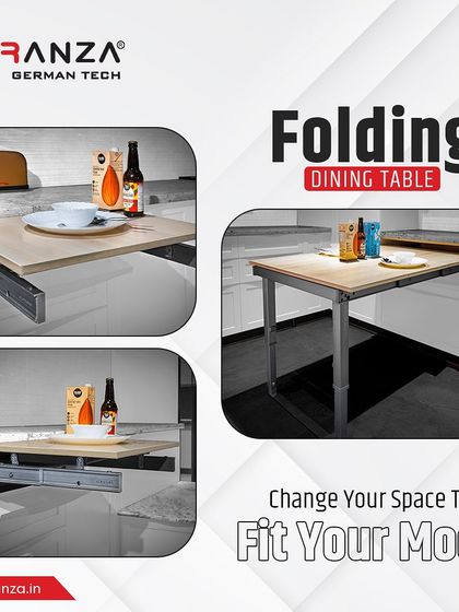 My folding dining table maximizes your space without compromising on style. It's perfect for compact homes, letting functionality meet elegance in every fold.