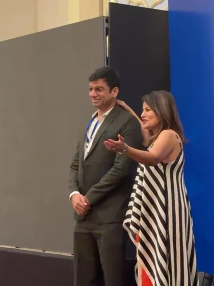 Even at a formal Toastmasters event, the human puppet act brings out the smiles. It's a fantastic way to break down barriers and get everyone laughing.