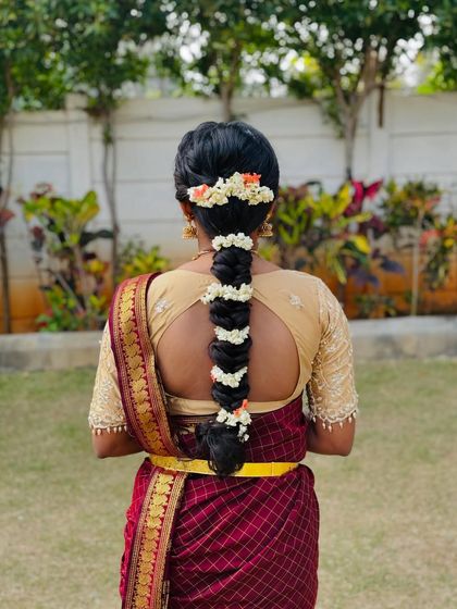 Laxmi Ramkrishna - Special Occasion Hairstyling Traditional South Indian Braids photo 11