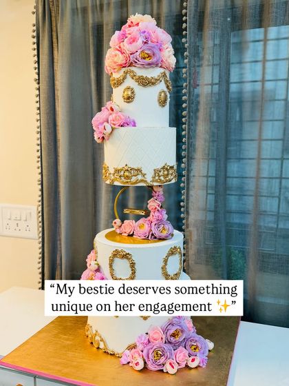 Being part of your most meaningful moments is an honor. This three-tier wedding cake, with its soft pink hue and cascading fresh flowers, was a joy to create and a centerpiece of the celebration.