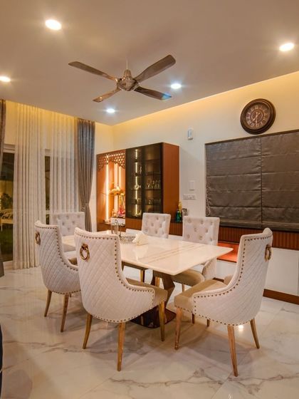 Houzlook - Full Home Interior Design & Turnkey Execution Luxurious Living & Dining Spaces photo 9