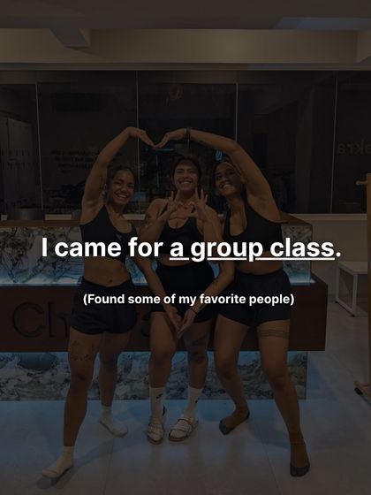 You might come for a group class, but you'll find so much more. This is a place where you can find some of your favorite people. Whatever your reason for being here, there's always room for you.