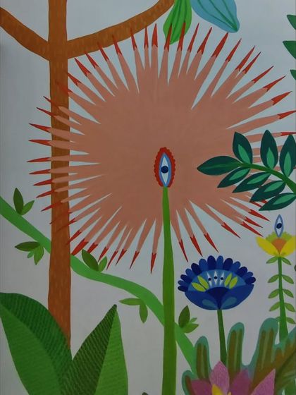 Reshma Shetty - Custom Wall Murals Lush Tropical Murals photo 11