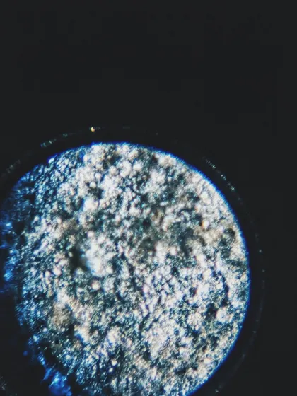 This is what glaze looks like under a microscope. Every bubble, crackle, and crystal is a tiny universe created by heat and chemistry in the kiln. It’s a reminder of how much magic is happening on a microscopic level.