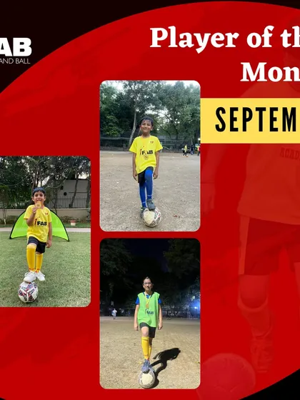 Congratulations to our September Players of the Month. Their progress has been phenomenal.