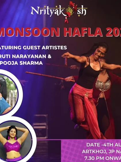 Announcing our Monsoon Hafla, featuring guest artists and performances from our new batches across the city.