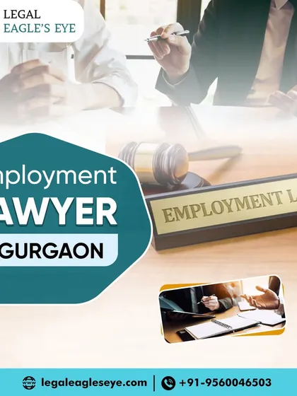 An 'Employment Law' nameplate on a desk signifies our focus in this area. We are dedicated to helping clients navigate employment laws cost-effectively and swiftly, providing expert advice on a wide range of workplace legal matters.