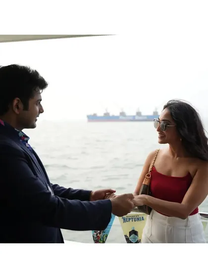 Performing against the backdrop of the Mumbai sea-line for a Hendrick's Gin event. The setting itself became part of the magic.