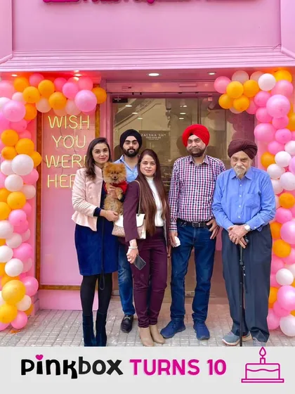 This is my family, the team that has been the backbone of Pink Box for a decade. We started this with a simple idea and have grown thanks to the support of each other and, of course, our wonderful customers.