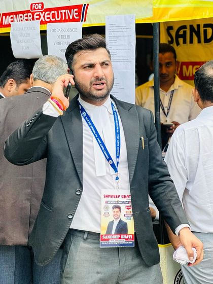 On the campaign trail for the Delhi Bar Association, engaging with fellow lawyers about the issues that matter to our profession.