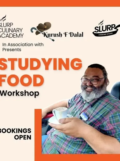 An announcement for our first 'Studying Food Workshop' in Bangalore, a deep dive into food culture and history.
