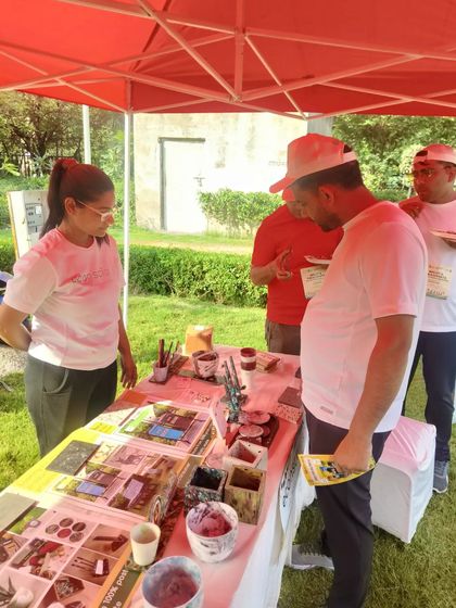 More great conversations at our exhibition stall. Every person we talk to is another opportunity to spread the message of conscious consumerism.